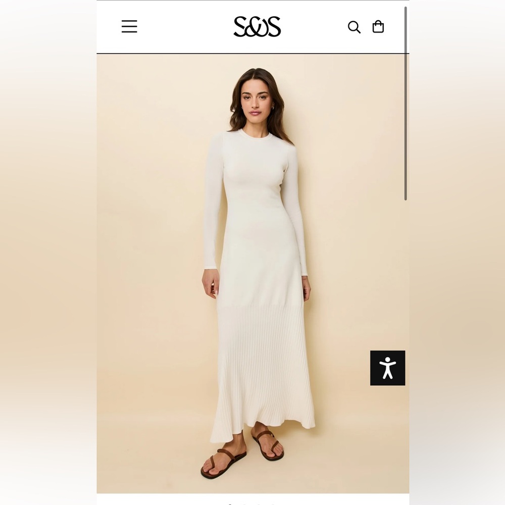 SOLID & STRIPED Dora Ribbed Dress